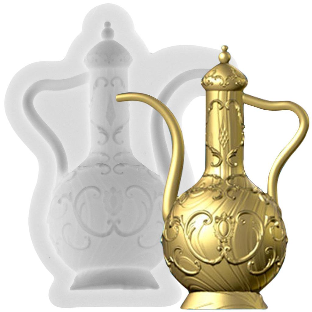 Форма из силикона для чаепития Чайник Чайная чашка Формы для мастики Инструменты для украшения торта Топпер для кекса Конфета Смола Глина Шоколад Форма для гампасты