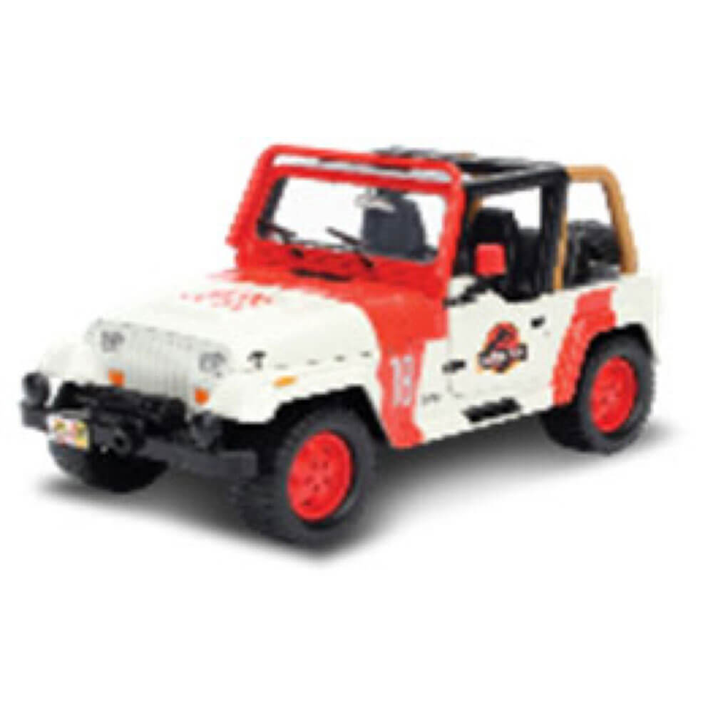 Парк Юрского периода 1992 Jeep Wrangler 1:32-масштабная поездка по Голливуду