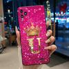 Crown Initial Letter Black Case For BLU View 5 Pro Protective Soft Silicone Shockproof Casing For BLU View 5 Pro Back Cover