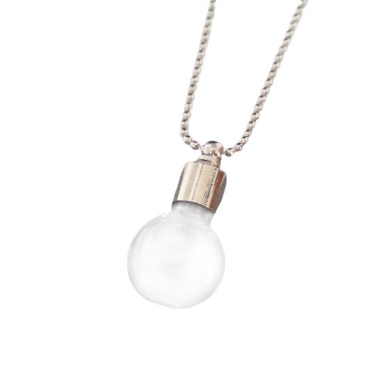 Ожерелье Сделай сам Прозрачное Открывающееся Наполняемое Герметичное Гладкое Декоративное Подарок Мужчины Женщины Кулон в виде Стеклянной Бутылки Ожерелье Ювелирное Украшение Модный Аксессуар