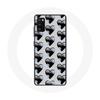 Case for Oppo A16 Black Hearts Background