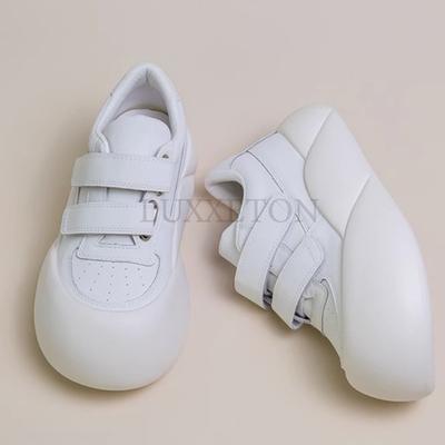 Весна Лето Женские Кроссовки Студенческая Спортивная Обувь Модная Натуральная Кожа Повседневная Обувь На Платформе Женские Размеры 35-40