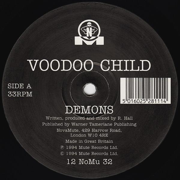 12-дюймовая пластинка VOODOO CHILD - Demons / Horses 12NoMu32 NovaMute 1994 UK Танцевальная & Электронная Б/У