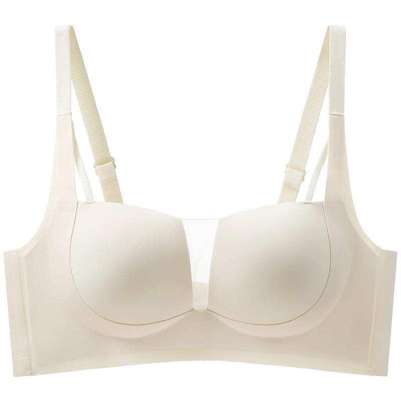 Seamless Smooth Push-Up Bra: Thin Cup, ABC Cup, Adjustable, Comfortable, Versatile for Summer, Ideal for Small Chests
