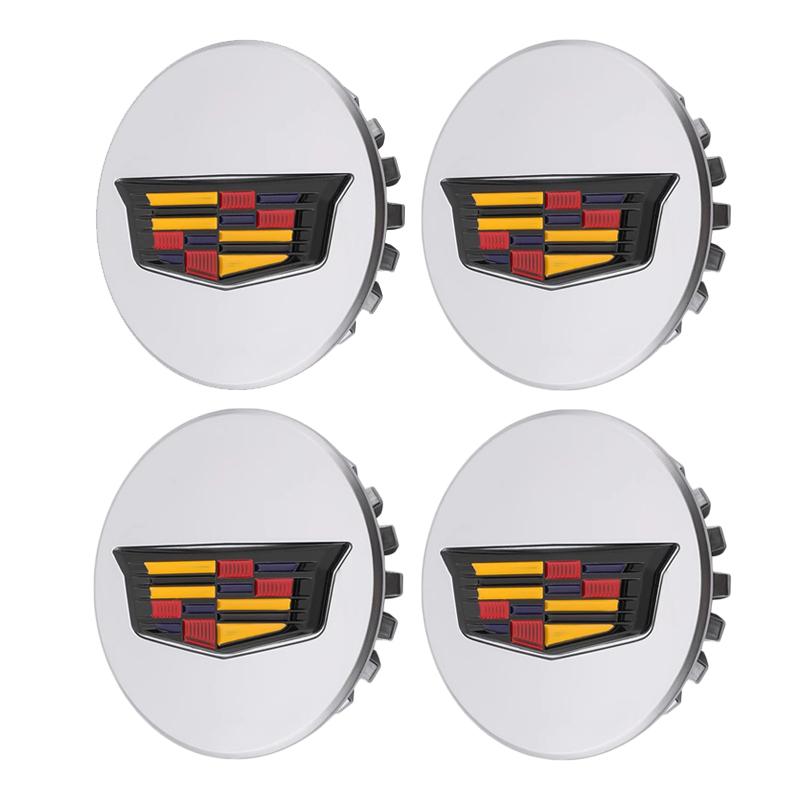 Для Cadillac Escalade XT5 XT6 CT5 CT6 XTS CT4 66 мм 4 шт. Колпачки ступицы колеса автомобиля Аксессуары Эмблема шины автомобиля Стиль автомобиля