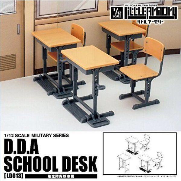 1/12 Little Armory (LD013) Designated Defense School's Desk Plastic Model NEW