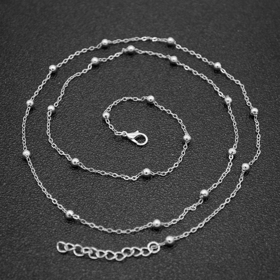 European-American Beach Glam Body Chain with Sparkling Diamond Pendant and Tassel