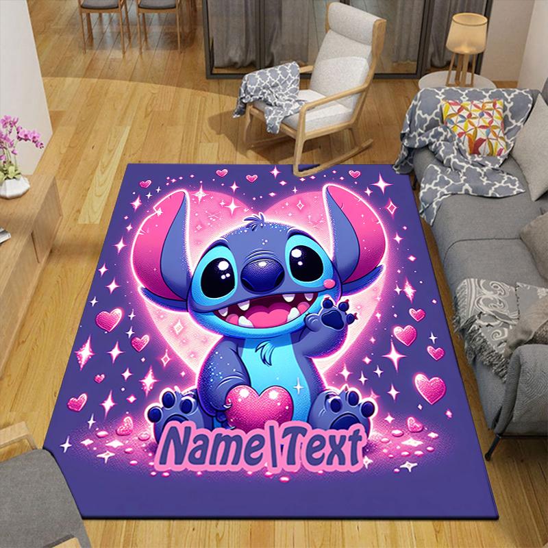 Custom 1Pc Stitch'S Heartfelt Rug Office Carpet Indoor Outdoor Entrance Doormat Nonslip Soft And Comfortable Living Room D916282