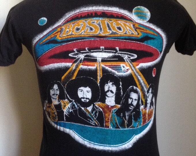 70s Boston Band in Concert 1979 rock band T-shirt S5XL Reprint VM6119
