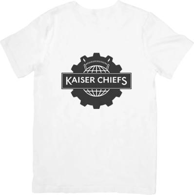 Kaiser Chiefs Music Футболка унисекс из качественного хлопка белого цвета.