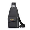 Новая мужская нагрудная сумка большой вместимости, сумка через плечо, роскошная сумка-слинг из ПУ кожи, для телефона, кошелька и предметов первой необходимости для активного отдыха