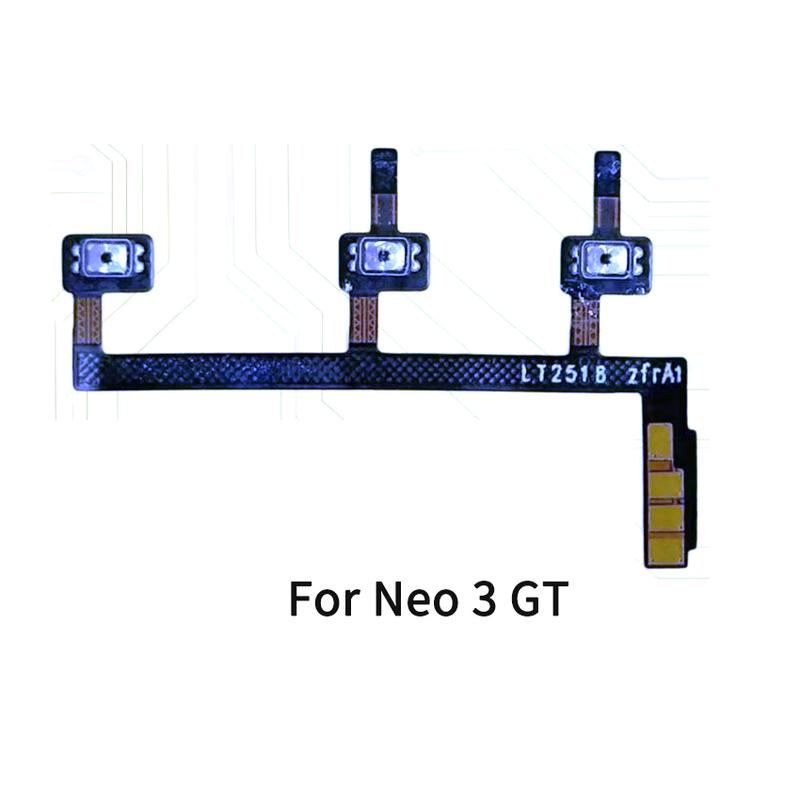 For ZTE Nubia Neo 3 / 3 GT Power Volume Flex Cable Side Key Switch ON OFF Up Down Control Button Repair Parts
