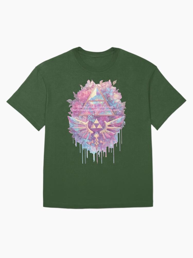 The Legend of Zelda Blooming Triforce Oversized Unisex T-shirt