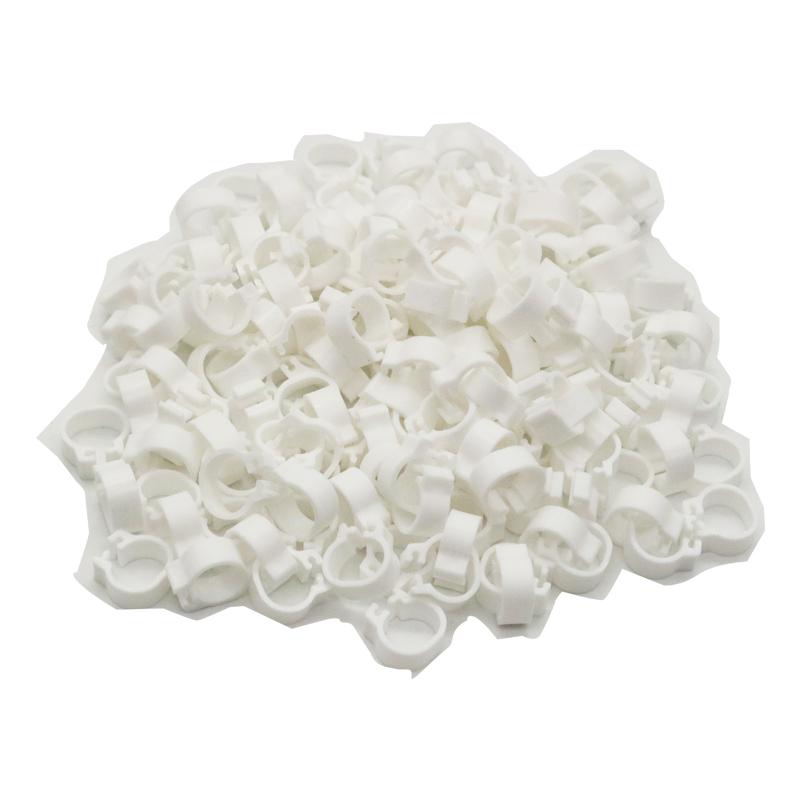 400 Pcs 8mm Bird Foot Clip Ring Pigeon Training Tools 10 Colors Bird Parrot Feeding Identification Foot Ring Animal Supplies