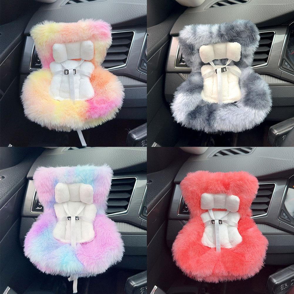 Кукла в машину Безопасное сиденье Кавайная кукла Плюшевое сиденье Автомобильный ароматизатор Украшение Комплект для всех кукол