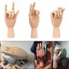 Flexible Jointed Doll Wooden Hand Model 10 Inches Tall Home Decor Human Artist Models Sketch Mannequin Model Movable Limbs