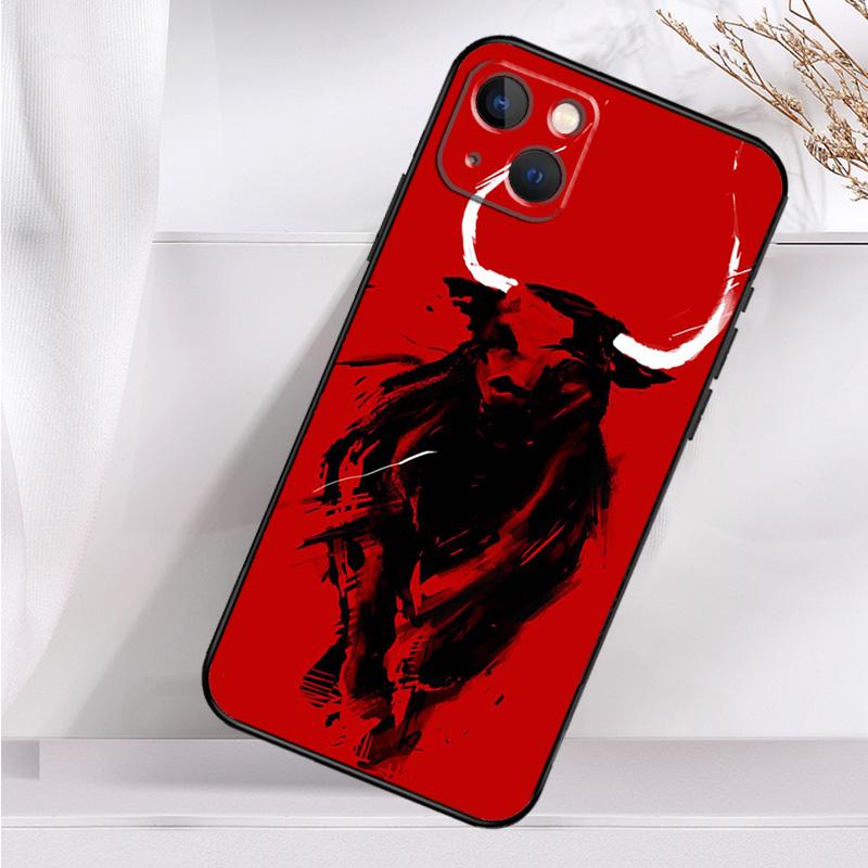 Bullfight Bull Fighter Case For iPhone 14 16 15 Pro Max 11 12 13 Mini 7 8 Plus X XR XS MAX Soft Shockproof Cover