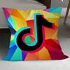 Подушка с логотипом T-TikTok, наволочка, чехол для диванной подушки, украшение для дома, комнаты, детский подарок