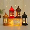 Candle Light Vintage European Style Luminous Ornamental Decorative Retro Castle Design Candlelight Stand Festival Ornament