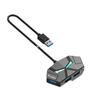 7-портовый USB 3.0 концентратор высокоскоростная передача данных ноутбук ПК многофункциональный расширитель док-станция для внешних устройств