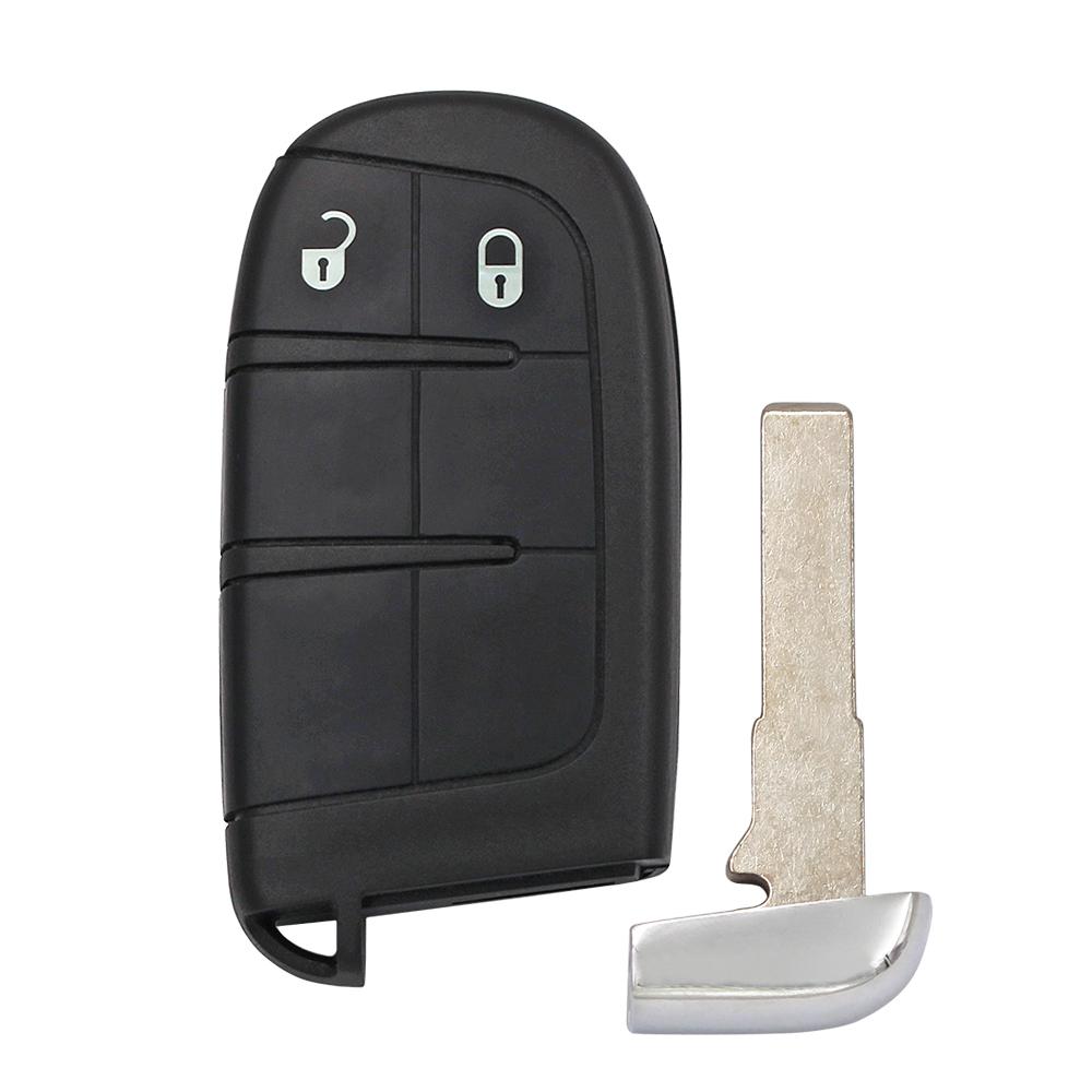 YOUBBA Smart Remote Key Shell For Jeep Renegade Compass Cherokee Dodge Ram 1500 Journey Charger Challenger Chrysler 1500 2/3/4/5