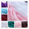 NEW 4cm Wide Satin Ribbon Center Pleated Lace Barcode DIY Clothes Skirt Headwear Hat Home Textile Sewing Decoration Accessories