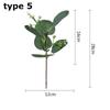 Ornament Greenery Stems Wedding Party Artificial Plant Fake Plants With Flowers Eucalyptus Leaves