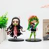 8pcs/kit 2026 Latest  Demon Slayer Tanjiro Kamado Nezuko Animation Figure Miniature Playthings Decoration Piece Playthings Mystery Case Decoration