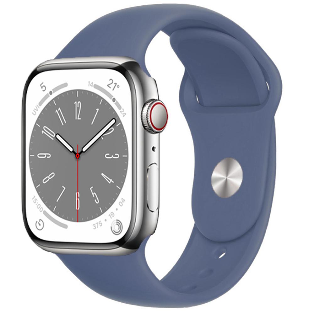 Силиконовый ремешок для Apple Watch Band 49 мм, 45 мм, 44 мм, 42 мм, 41 мм, 40 мм, 38 мм, ремешок для часов, браслет, ремешок iWatch Series 8, 7, 6, 5, 4, 3 SE, ремешок