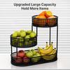 Modern Multi-Layer Fruit Stand Elegant Kitchen Snack Tray for Living Room Table