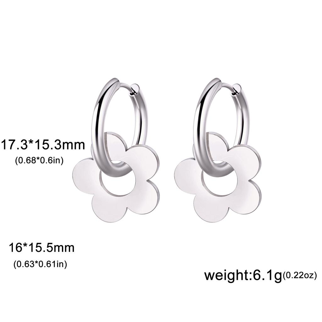 Cazador Animal Dog Cat Paw Footprint Earrings for Women Stainless Steel Flamingo Drop Earrings Jewelry Birthday Gift 2026