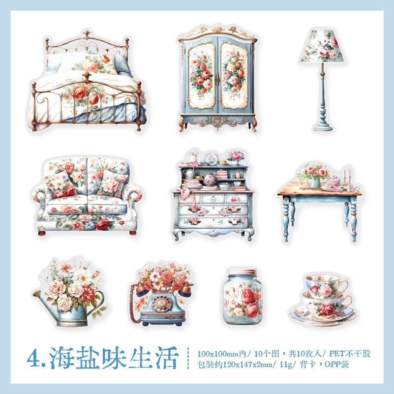 10 шт./Винтажные канцелярские наклейки, эстетические бумажные журналы, дневники, скрапбукинг, журналы, аксессуары, художественные принадлежности, наклейки