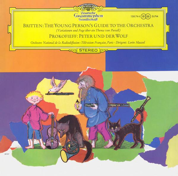 LP Пластинка ORCHESTRE NATIONAL DE FRANCE, LORIN - Бриттен Путеводитель для юношества 138744SLPM DEUTSCHE GRAMMO Германия Классика Б/У