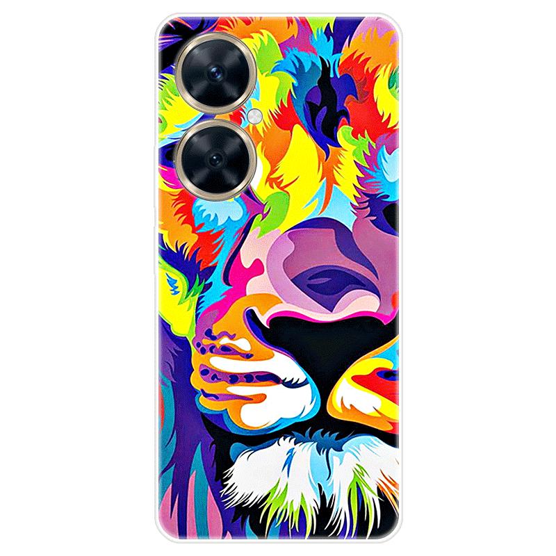 Для Huawei nova 11i nova11i чехол Мягкая силиконовая задняя крышка Чехол для телефона с рисунком из мультфильма Разнообразие