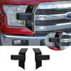 Front bumper headlight & Grille Decor Cover Trim for Ford F150 2015-2017 Black