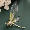 Imitation Pearl Brooches Dragonfly/Butterfly Shaped Jewelry Pin Badge Pin  Clothing Accessories