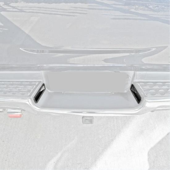 Car Rear License Plate Lamp Cover Trim For Ram 3500 -2024 Accessories Carbon