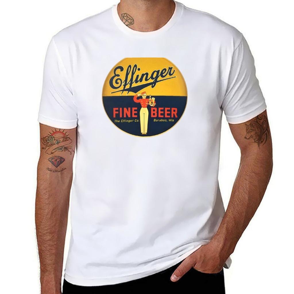 Effinger Brewing Company Baraboo Wis Tshirt Big Size Daily Wear Tshirt
