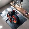 Racing Motorcycle Track Design suitable as a non-slip mat for the living room or bedroom sofa