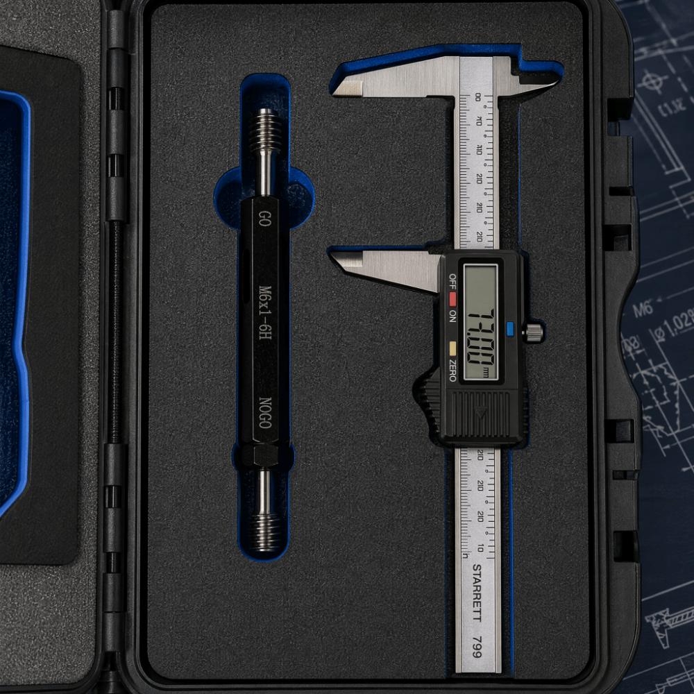 6H Tolerance Measurement Hand Tool Double Ends Double End Thread Gauge Industrial Inspection