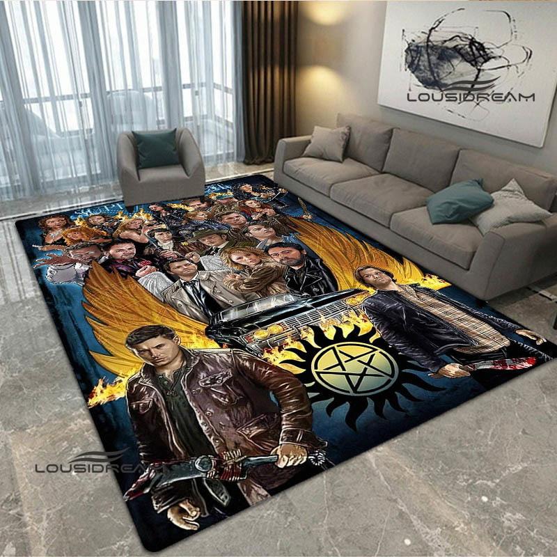 Supernatural Join the Hunt printed carpet Non-slip carpet outdoor carpets area rug bedroom decor rug for bedroom birthday gift
