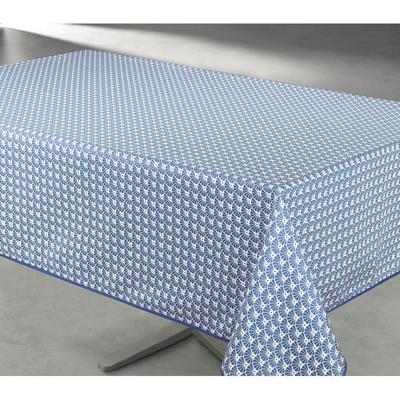 Скатерть анти-пятно печатная Manon прямоугольная 145 x 240 см - Синий