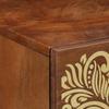 Nightstand with Door Honey Brown 50 x 33 x 60 cm Solid Mango Wood