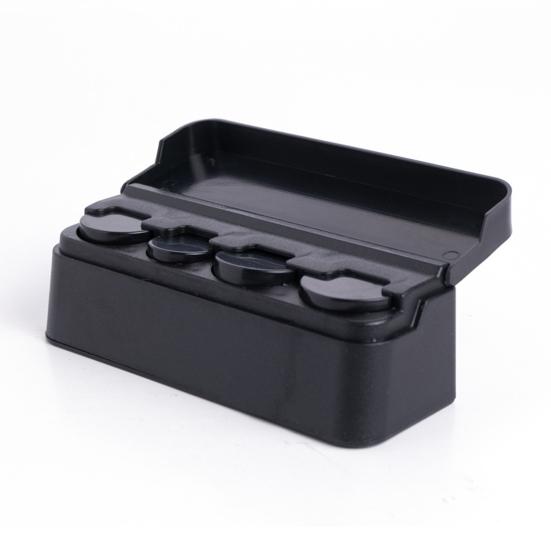 Автомобильный ящик для монет, удобный автомобильный держатель для мелочи, органайзер, компактный прочный контейнер для хранения монет для авто дома