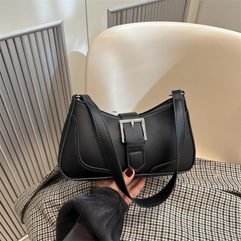 Chic Minimalist Pu Leather Small Square Handbag With Soft Structure And Inner Pocket For Casual Daily Outings