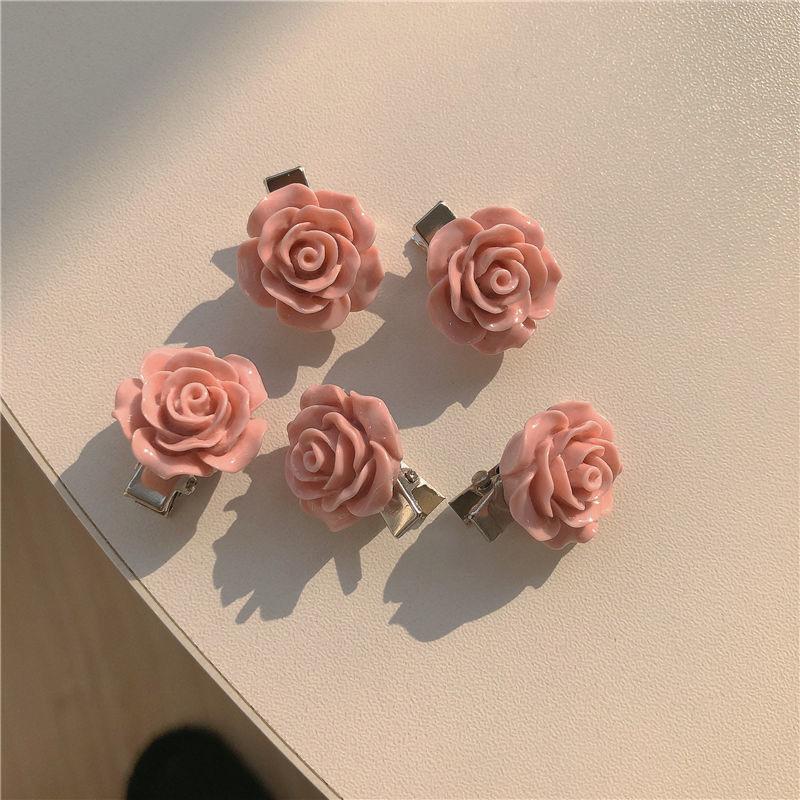 5PCS New Lovely Cartoon Peach Bow Girls Hairpins Children Headwear Hairgrip Hair Accessories