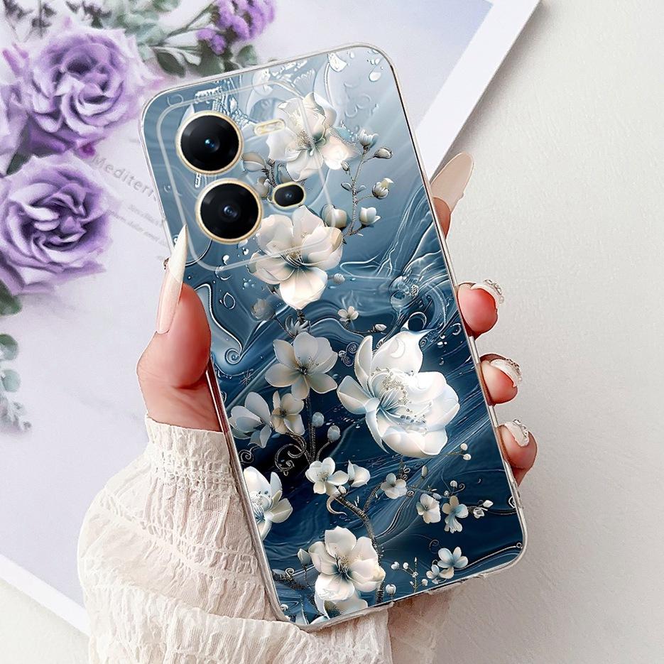 Чехол для Vivo V25 5G Чехол Vivo V25e V2201 Милый Кот Король Лев Расписной Чехол Мягкий Силиконовый Чехол для Телефона Для Vivo V25e V 25 VivoV25 Fundas