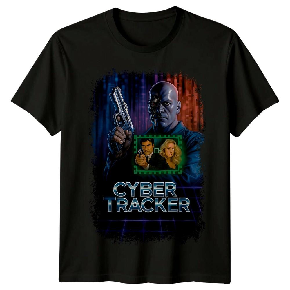 CyberTracker (1994) Movie Poster Inspired T-Shirt Retro 80s Tee