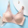 One-piece Non-marking Underwear for Women with Gathered and Fixed Cups with Soft Support and No Steel Ring Bra
