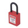 38 мм Замок блокировки/вывески Нейлоновый Инженерный Пылезащищенный Изолированный от Энергии Безопасный Навесной Замок с 2 Ключами